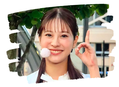 吉冨千鶴アナ２