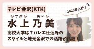 水上乃美アナのアイキャッチ画像