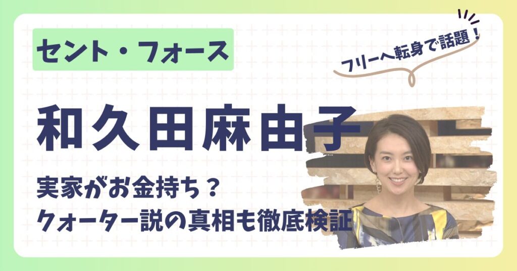 和久田麻由子アナのアイキャッチ画像